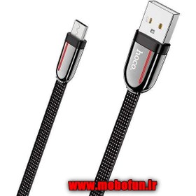 تصویر کابل تبدیل USB به microUSB هوکو مدل U74 طول 1.2 متر Hoco U74 USB To micro Cable 1.2m