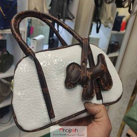 تصویر کیف دستی و دوشی دخترانه طرح lv لویی ویتون Louis Vuitton سفید کد HK65 