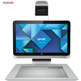 تصویر کامپيوتر همه کاره 23 اينچي اچ پي مدل Sprout همراه با اسکنر سه بعدي ا HP Sprout with 3D Scanner- 23 inch All-in-One PC HP Sprout with 3D Scanner- 23 inch All-in-One PC