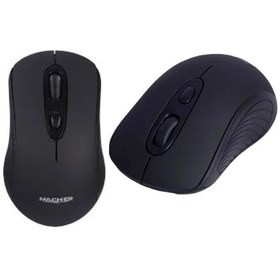 تصویر ماوس بی‌سیم مچر مدل MR251 - آبی macher wireless mouse mr251