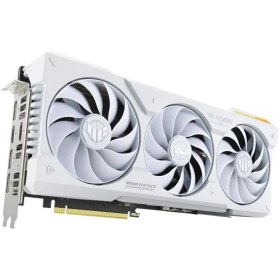 تصویر کارت گرافیک ایسوس TUF Gaming GeForce RTX 4070 Ti SUPER White OC Edition 16GB 