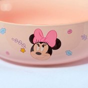 تصویر ماهیتابه دسته دار سرامیکی طرح دیزنی رنگ صورتی 