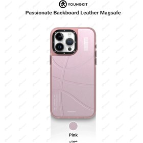 تصویر کاور یانگ کیت مدل Passionate Backboard Leather Magsafe مناسب برای آیفون 15 پرو مکس YoungKit Passionate Backboard Leather Magsafe Cover For 15 Pro max