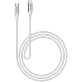 تصویر کابل شارژ و انتقال داده تایپ سی به تایپ سی با روکش نایلونی هادرون Hadron HTC-C-C02 USB Type C Cable 