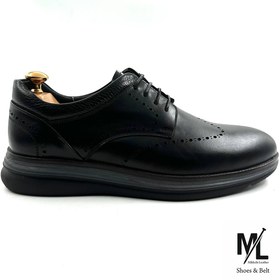 تصویر کفش اسپرت کلاسیک چرم مردانه | کد:E408 | چرم میخچی 