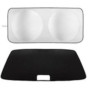 تصویر آفتاب گیر شیشه خودرو لنزووو مدل px90 مناسب برای رنو L90 مجموعه 2 عددی 