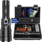 تصویر Shadowhawk Flashlight Rechargeable Torch Light 20000 Lumens Flash Light Led flashlights Tactical XHM77.2 Led Torch Light High Power USB Handheld Powerful Torches for Camping Hiking Emergency - ارسال 15 الی 20 روز کاری 