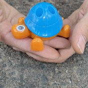 تصویر مداد تراش طرح لاک پشت - نارنجی 