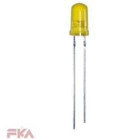 تصویر ال ای دی زرد 5 میلیمتر پایه بلند LED LXO 5MM YELLOW 