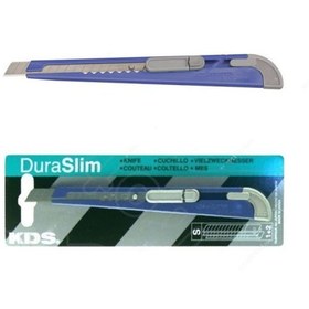 تصویر کاتر کی دی اس باریک KDS مدل S13BL با 2 عدد تیغ یدک DURA SLIM 