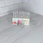 تصویر فنجان کافه اکسپرس کاوه 6 عددی بلور شفاف 