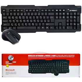 تصویر کیبورد و ماوس بی سیم ایکس پی-پروداکت مدل XP-W4400C XP-Product W4400C Keyboard and Mouse