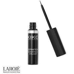 تصویر خط چشم ضدآب و با نوک مویی کیکو Kiko Kiko Milano Definition Waterproof Eyeliner