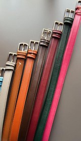 تصویر کمربند رنگی سگک کلاسیک 