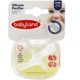 تصویر پستانک فندقی بیبی لند مدل 273 مناسب نوزادان Baby Land  Pacifier  273