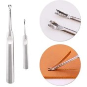 تصویر ابزار چرم دوزی لبه گردکن مانیکور فلزی 