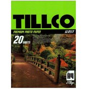 تصویر کاغذ عکس Tillco Glossy Premium Photo Paper A4 بسته 20 عددی Tillco Premium Photo Paper A4 Pack of 20