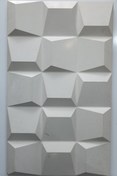 تصویر پنل بتن اکسپوز طرح تینا - سفید ، طوسی ، ذغالی / 75*45 ا KD513 KD513