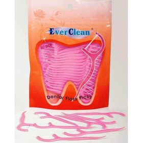 تصویر نخ دندان خلال با نخ کمان دار اورکلین ا Ever Clean dental floss Ever Clean dental floss