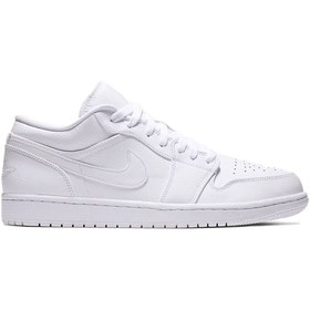 تصویر کتونی JORDAN 1 LOW WHITE 