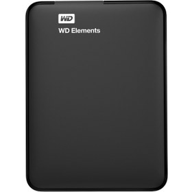تصویر حافظه اچ دی دی اکسترنال وسترن دیجیتال مدل Elements ظرفیت 1 ترابایت Western Digital Elements 1TB External HDD