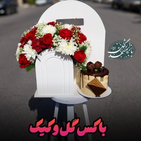 تصویر باکس گل و کیک | کد: ZNB-TRB-4DC7FC54B9E34FCFA17120B58532FECE 