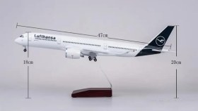 تصویر ماکت هواپیما ایرباس ۳۵۰ لوفتهانزا | Airplane Model 1:150 Airbus A350 Lufthansa 