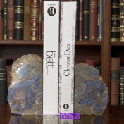 تصویر هولدر کتاب عقیق سلیمانی آبی 