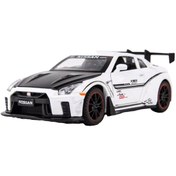 تصویر ماکت ماشین نیسان جی تی آر مدل GTR دودزا فلزی 