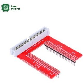 تصویر شیلد توسعه 40 پین رزبری پای - Raspberry Pi GPIO Breakout (مدل دوطرفه U) 