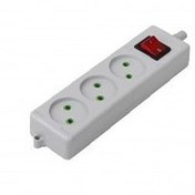 تصویر پریز ۳ خانه بهداد الکتریک پارس بدون ارت کابل 3 متر 