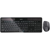 تصویر کیبورد و ماوس لاجیتک کیبوردخورشیدی و ماوس بی سیم لاجیتک MK750 MK750 Wireless Solar Keyboard and Wireless Marathon Mouse Combo