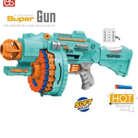 تصویر تفنگ تیر اسفنجی رگباری باطری خور BLAST SOFT BULLET TOY GUN