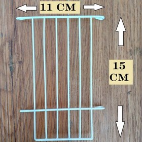 تصویر درب یدک قفس پرنده ( ابعاد 11 در 15 سانتی متر) 