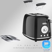 تصویر توستر نان فلر مدل TO290 ظرفیت ۲ اسلایس با بدنه استیل 