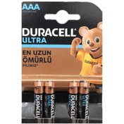 تصویر باتری نیم قلمی دوراسل مدل LR03/MN2400 بسته 4 عددی 