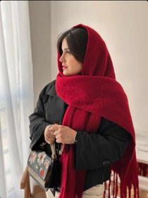 تصویر بیگ اسکارف بسیار زیبا دارای رنگبندی - سبز 