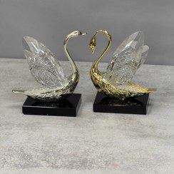 تصویر قو دکوراتیو وارداتی - طلائی 