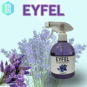 تصویر خوشبو کننده هوا ایفل EYFEL رایحه اسطوخودوس Lavender حجم 120 میلی لیتر 