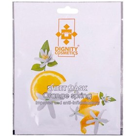 تصویر دیگنیتی ماسک صورت نقابی حاوی عصاره پرتغال Dignity Sheet Mask With Orange Extract