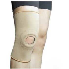 تصویر زانوبند ساده بلند نئوپرن چيپسو مدل KN034 سايز S long knee brace neoprene chipso KN034 S