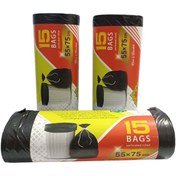 تصویر کیسه زباله رولی فیلجون سایز ۷۵×۵۵ 