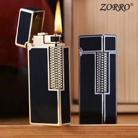 تصویر فندک بنزینی زورو طرح دانهیل رولوگاس-Zorro Kerosene Lighter 