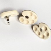 تصویر پالت انگشتی سرامیکی دستساز - پالت نقاشی 