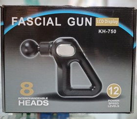 تصویر ماساژور گان (تفنگی) با 8 سر FASCIAL GUN