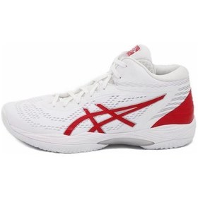 تصویر کفش والیبال اسیکس Asics Gelhoop V14White Classic Red 