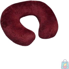 تصویر پشت گردنی یو شکل صورتی 