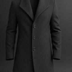 تصویر پالتو اشوانی مردانه کد650108 