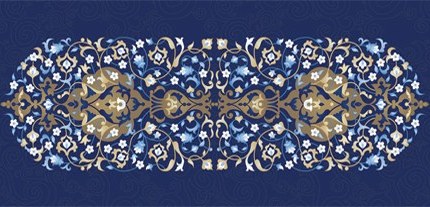 تصویر رانر مخمل دکوتین کد PS 102 