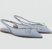 تصویر بابیت بالرین با جزئیات کراوات اورجینال منگو MANGO 